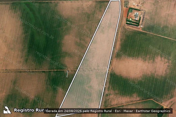 Imagem de satélite de LOTE 40B LOTEAMENTO BANANAL GL 01 - Lote 4 0BParte 1 em Porto Nacional - TO