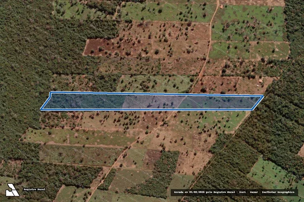 Imagem de satélite de Fazenda Canabrava - Renato Pereira de Jesus em Pintópolis - MG