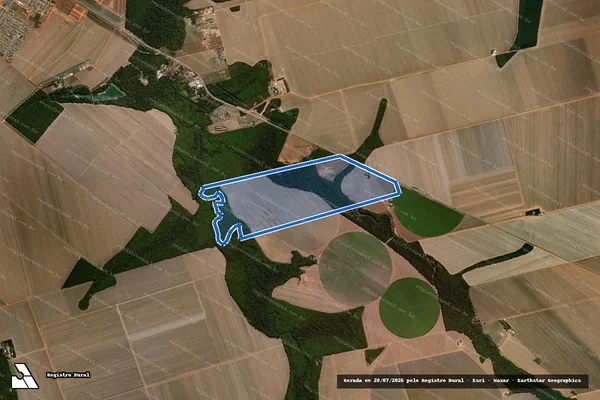 Imagem de satélite de FAZENDA BEIRA RIO I - GLEBA A em Sorriso - MT