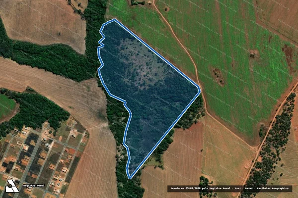Imagem de satélite de Fazenda Boa Vista - Parte 1 em Ipameri - GO