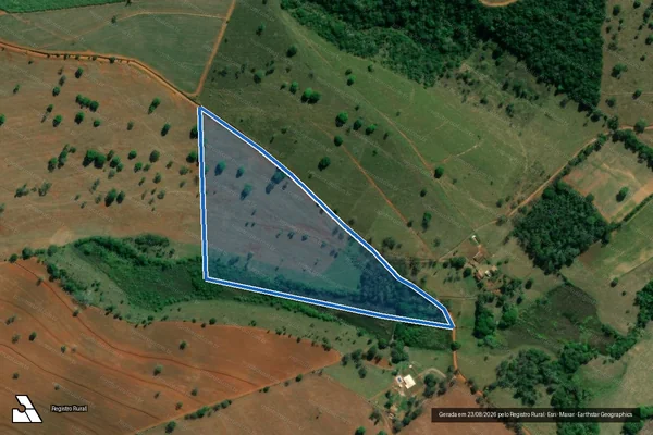 Imagem de satélite de Fazenda Gameleira - Parte 1 em Iguatama - MG