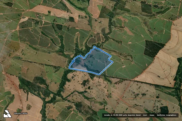 Imagem de satélite de Sítio Cachoeirinha - Sítio Cachoerinha em Fernandópolis - SP