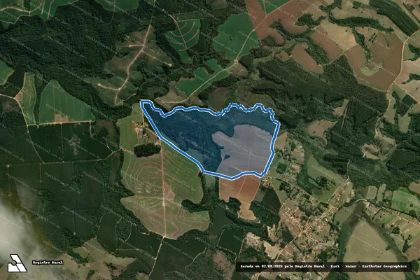 Imagem de satélite de FAZENDA ALVORADA ? FLORESTAL - GLEBA E em Itapetininga - SP