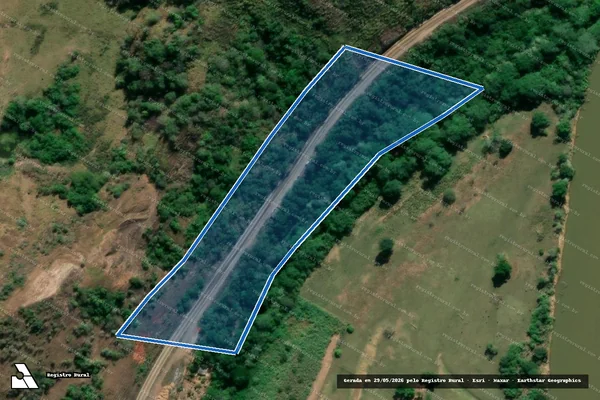 Imagem de satélite de Estrada de Ferro Vitória a Minas (EFVM) ? Área 02 - Área 02 em Naque - MG