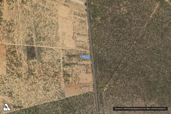 Imagem de satélite de Fazenda Santa Maria - Parte 27 em Xique-Xique - BA