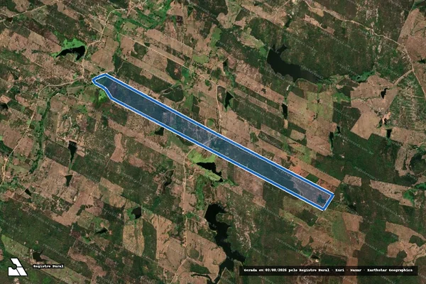 Imagem de satélite de SITIO LAGOA DO MEIO - SITIO LAGOA DO MEIO em Milhã - CE