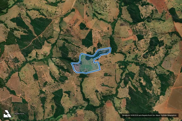 Imagem de satélite de Fazenda Barreiro - Parte 1 em Orizona - GO