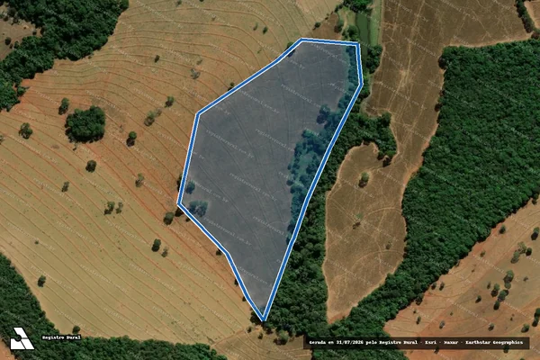 Imagem de satélite de FAZENDA SANTA BÁRBARA - 001 em Vianópolis - GO