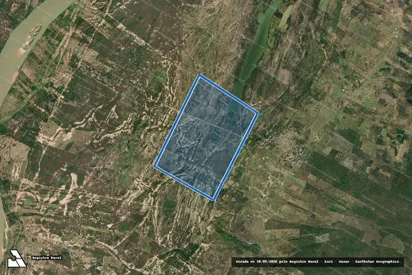 Imagem de satélite de Fazenda Andirá - Fazenda Andirá em Paratinga - BA