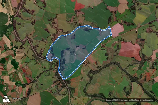 Imagem de satélite de Fazenda do Cedro - Gleba I em São Luiz Gonzaga - RS