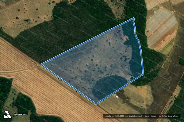 Imagem de satélite de FAZENDA TIJUCO PRETO - Gleba 03 em Corumbá de Goiás - GO