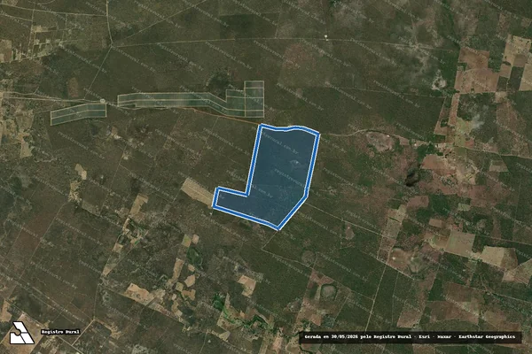 Imagem de satélite de Fazenda Campos de São João - Parte 2 em Bom Jesus da Lapa - BA