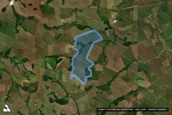 Imagem de satélite de Fazenda India Puita - PARTE 1 em Maracaju - MS