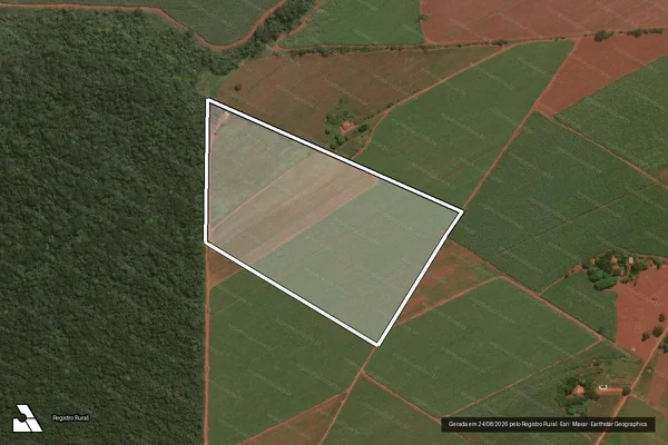 Imagem de satélite de Assentamento Estadual Monte Alegre Gleba 01 PA0015S04Q00L002 - Lote 002 em Motuca - SP
