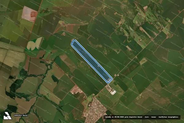 Imagem de satélite de Fazenda São Jorge em Dourados - MS