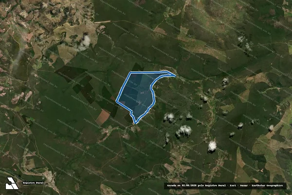 Imagem de satélite de FAZENDA NOVA ESPERANÇA - Parte 1 em Jequitinhonha - MG
