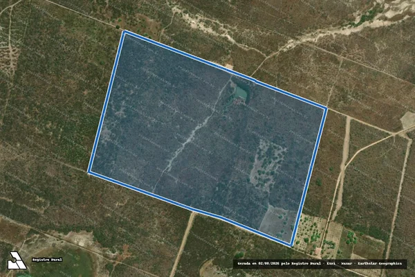 Imagem de satélite de SITIO PORTEIRA NOVA ? LOTE 0276 - Parte 1 em Morada Nova - CE