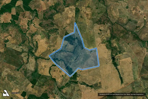 Imagem de satélite de FAZENDA SANTA ROSA - PARTE 3 em Formosa da Serra Negra - MA