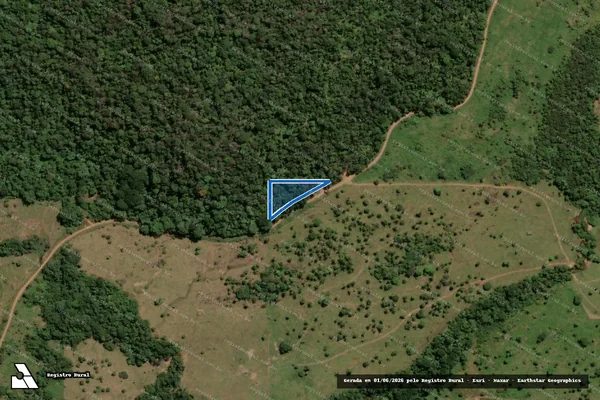 Imagem de satélite de Lote 12/A-1 da Gleba 23 PAD Burareiro / Parte 01 - Parte 01 em Cacaulândia - RO
