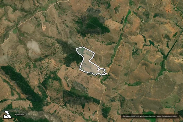 Imagem de satélite de Fazenda Monte Verde - Parcela 3 ? Desmembrada em Ataléia - MG