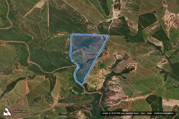 Imagem de satélite de FAZENDA CATATAU - FAZ_CATATAU_MAT._38.467 em Pontal do Araguaia - MT