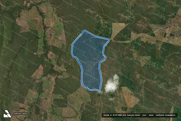 Imagem de satélite de FAZENDA NOSSA SENHORA APARECIDA - PARTE - 001 em São Salvador do Tocantins - TO