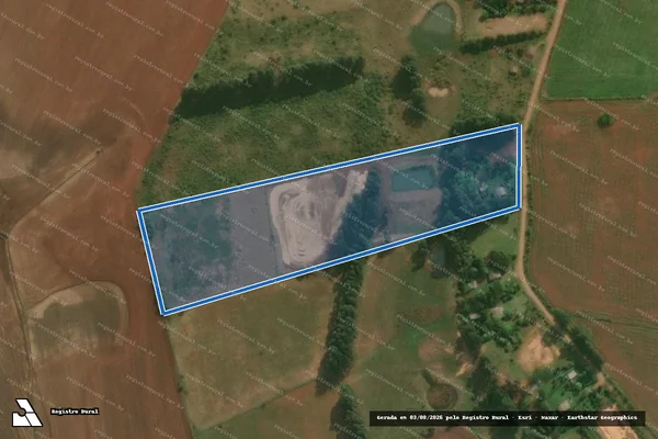 Imagem de satélite de PE FAZENDA CASSACAN - LOTE-13A em São Borja - RS