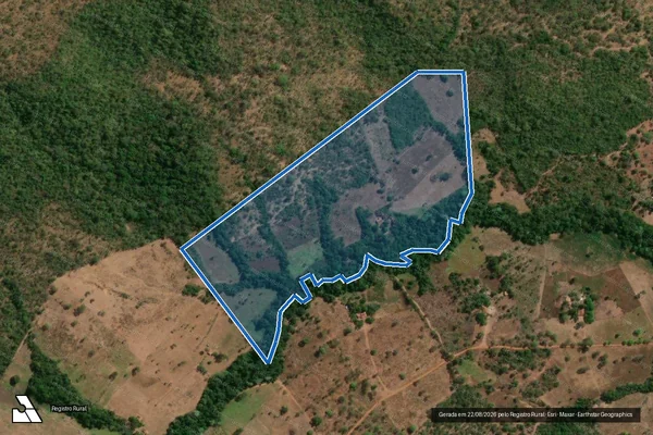 Imagem de satélite de FAZENDA SANTA MARIA - GLEBA 15 em Porto Nacional - TO