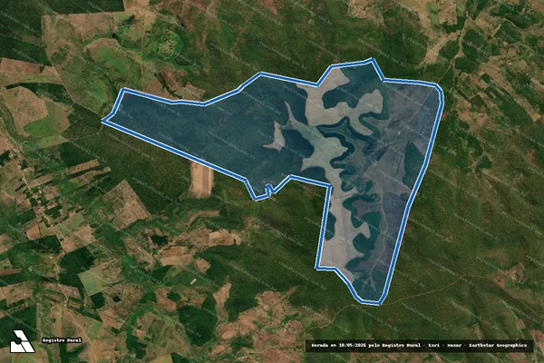 Imagem de satélite de Fazenda Gameleira e Santo Antonio em Colinas - MA