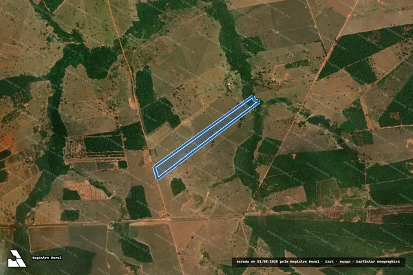 Imagem de satélite de Lote 21-A ? Gleba Massapé 3 - Parte 1 em São José do Rio Claro - MT
