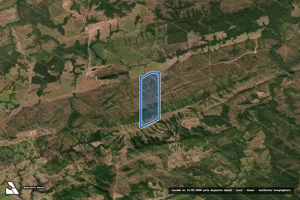 Imagem de satélite de Fazenda 10 - Parte 2 em Planalto da Serra - MT