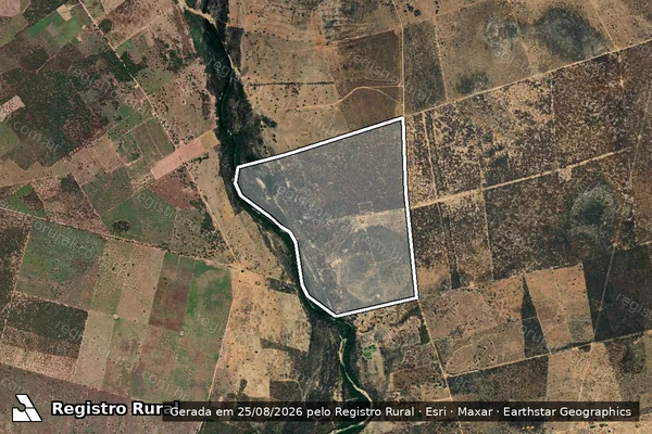Imagem de satélite de Fazenda Nova Bela - Parte 1 em Gameleiras - MG