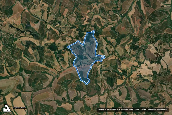 Imagem de satélite de FAZENDA POTREIRO - 001 em Três Pontas - MG