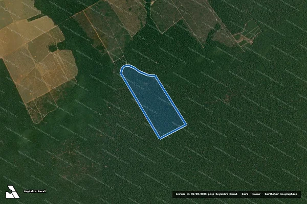 Imagem de satélite de Fazenda Santa Rita I (Desmembramentos) - Parte 4 em Nova Maringá - MT