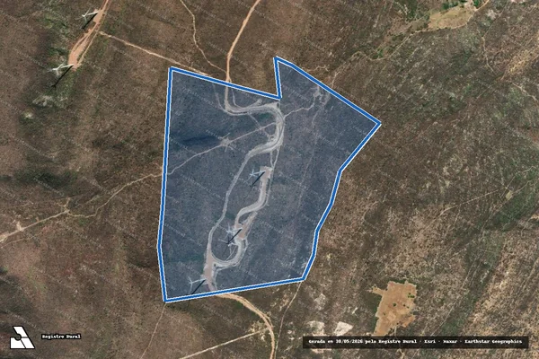Imagem de satélite de FAZENDA CARAIBAS - FAZENDA CARAÍBAS em Lagoa do Barro do Piauí - PI