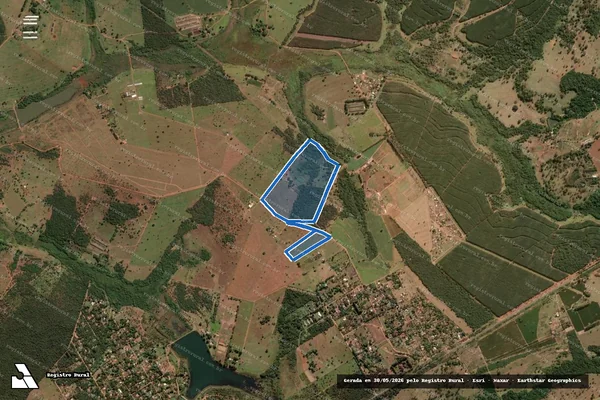 Imagem de satélite de FAZENDA PALMA DA BABILÔNIA E FAZENDA ELDORADO - GLEBA 4A1 em Uberlândia - MG