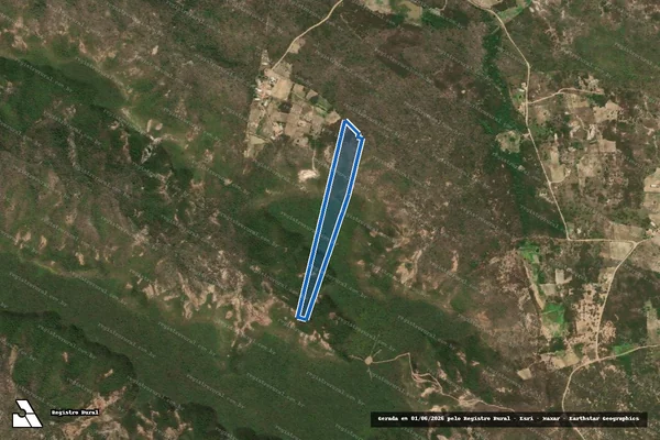 Imagem de satélite de SERRA BAIXA - FRANCISCA EULALIA DE JESUS em Picuí - PB