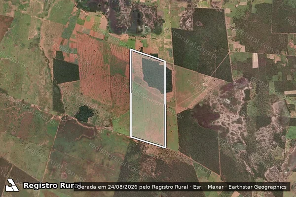 Imagem de satélite de Fazenda Pindorama e Urtigas em Guanambi - BA