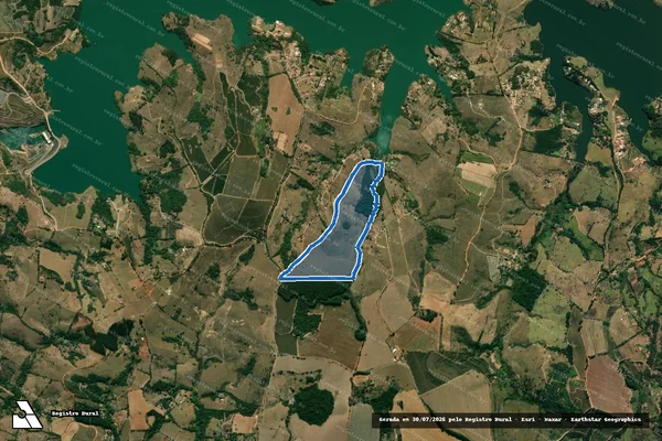 Imagem de satélite de FAZENDA QUEIXADA - Parcela 1 em Lavras - MG