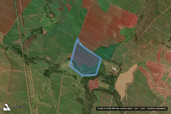 Imagem de satélite de Fazenda Alzira - Gleba E em Jaú - SP