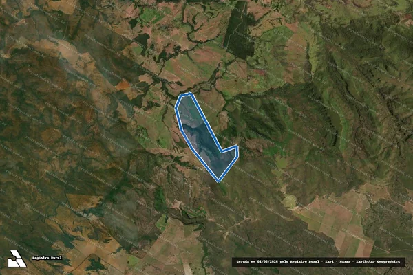 Imagem de satélite de Fazenda Chapadinha em Barra do Garças - MT