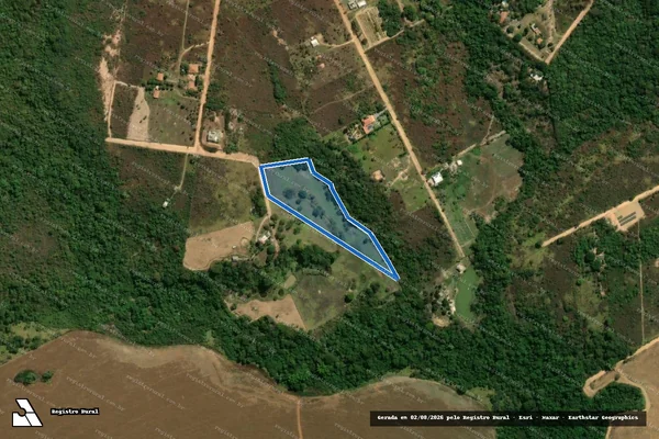 Imagem de satélite de MANSÕES PARK BRASÍLIA - PARCELA 04 (MATR 86131) em Brasília - DF