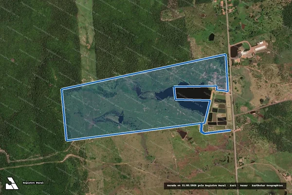 Imagem de satélite de FAZENDA MARAVILHA 2 - Gleba 02 em Capinzal do Norte - MA