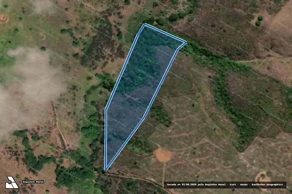Imagem de satélite de FAZENDA MALHADA - Parte 1 em Aquidabã - SE