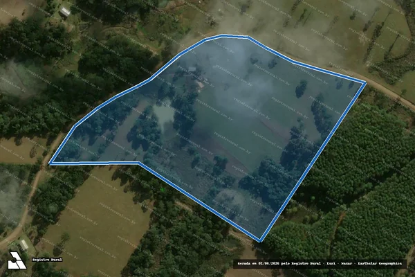 Imagem de satélite de Fazenda Nossa Sra de Fatima - 01 em General Carneiro - PR