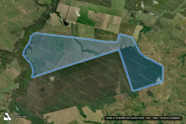 Imagem de satélite de FAZENDA DUAS BARRAS - LOTE 140-BE em Açailândia - MA