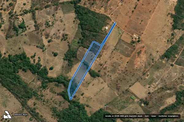 Imagem de satélite de FAZENDA PAU D´ÓLEO - GLEBA 08 - ROSIMERY ALVES PEREIRA em Engenheiro Navarro - MG
