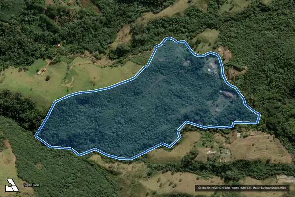 Imagem de satélite de Fazenda Boa Vista - Parcela 1 em Passa Quatro - MG
