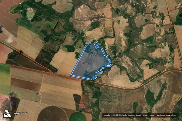 Imagem de satélite de FAZENDA VÁRZEAS, GLEBA 01O - GLEBA 01O em Brasília - DF