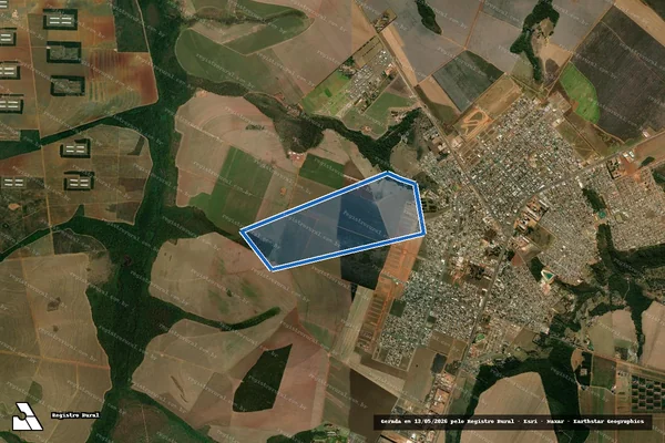 Imagem de satélite de Fazenda Morada do Sol – Lote C em Dom Aquino - MT
